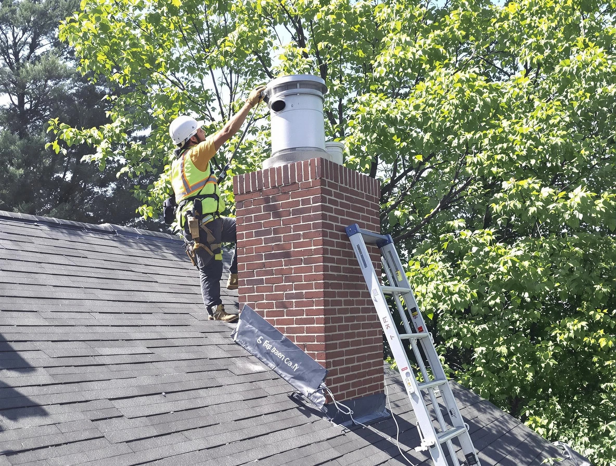 Chimney liner inspection by Rahway Chimney Sweep in Rahway, NJ