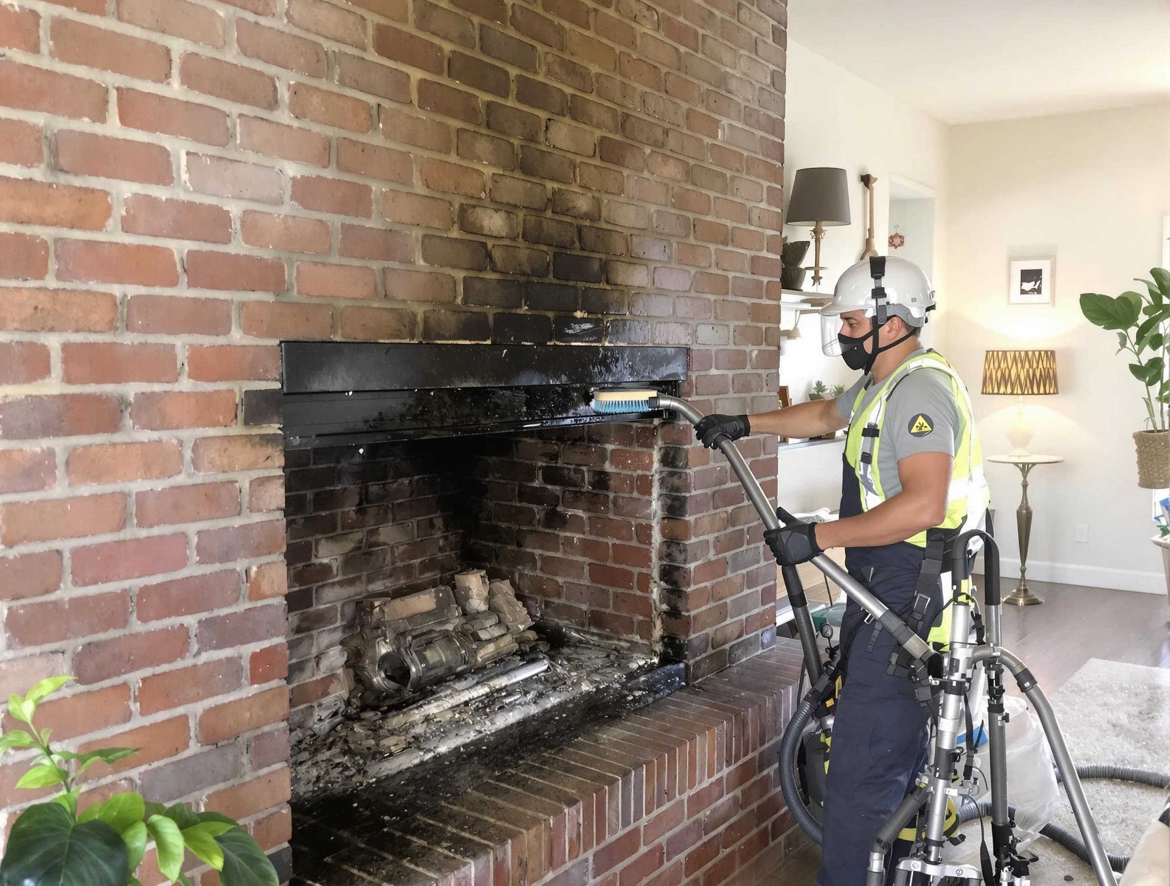 Rahway Chimney Sweep providing fireplace cleaning services in Rahway, NJ