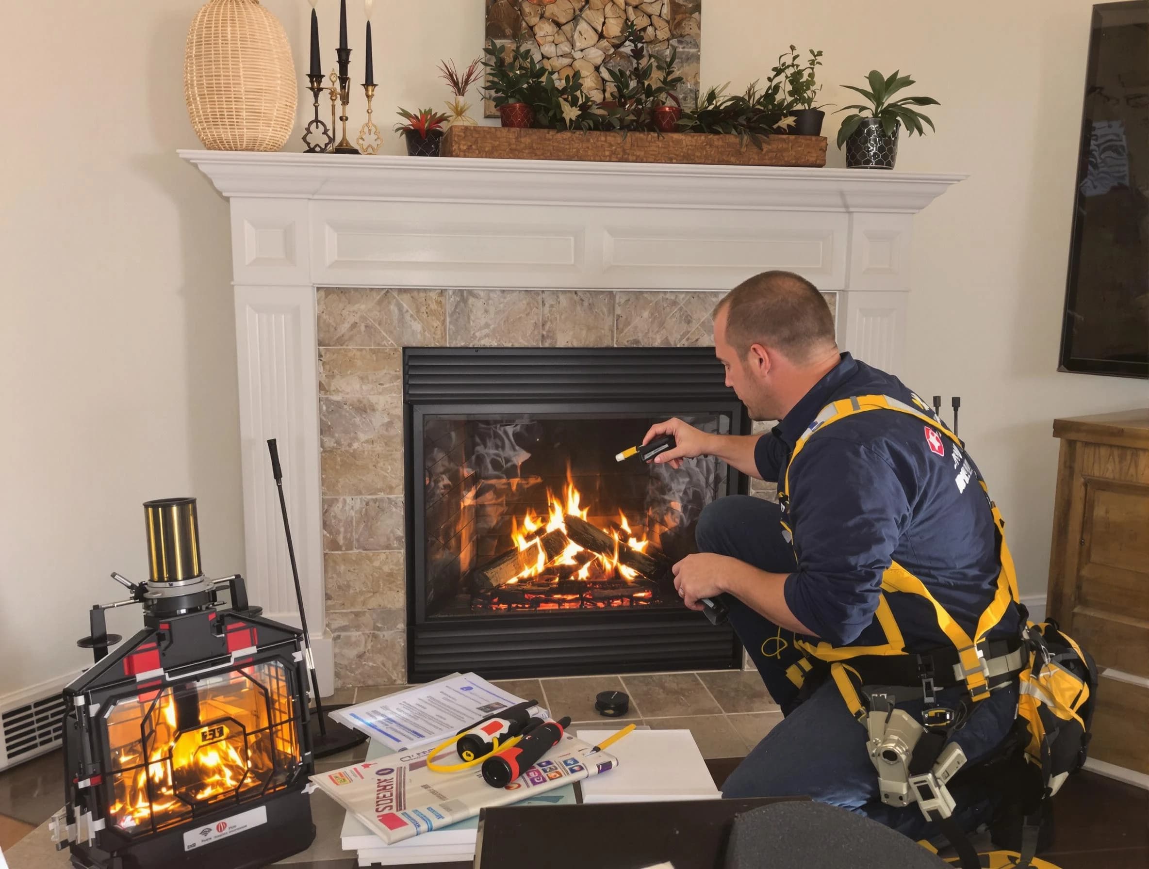 Safety-focused fireplace inspection by Rahway Chimney Sweep in Rahway, NJ