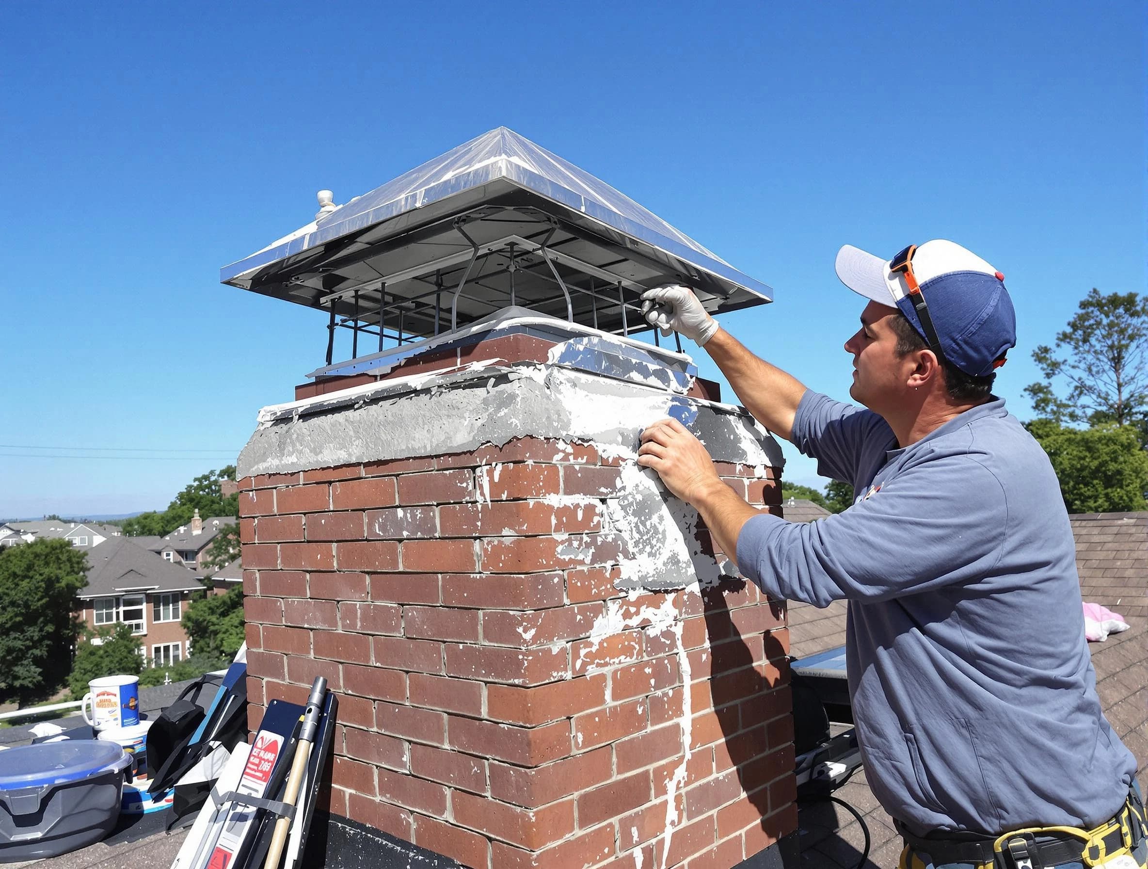 Chimney Crown Services service in Rahway, NJ