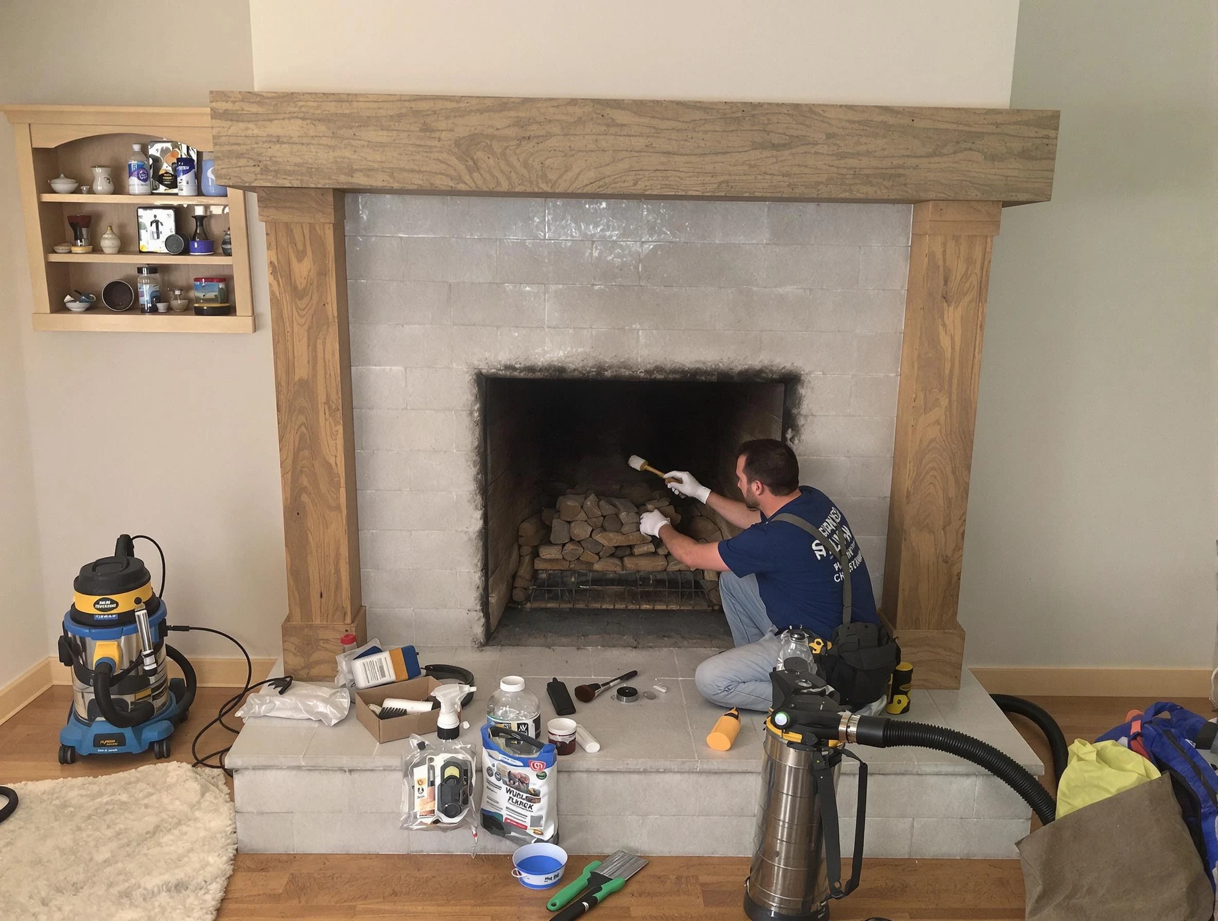 Detailed creosote removal process by Rahway Chimney Sweep in Rahway, NJ