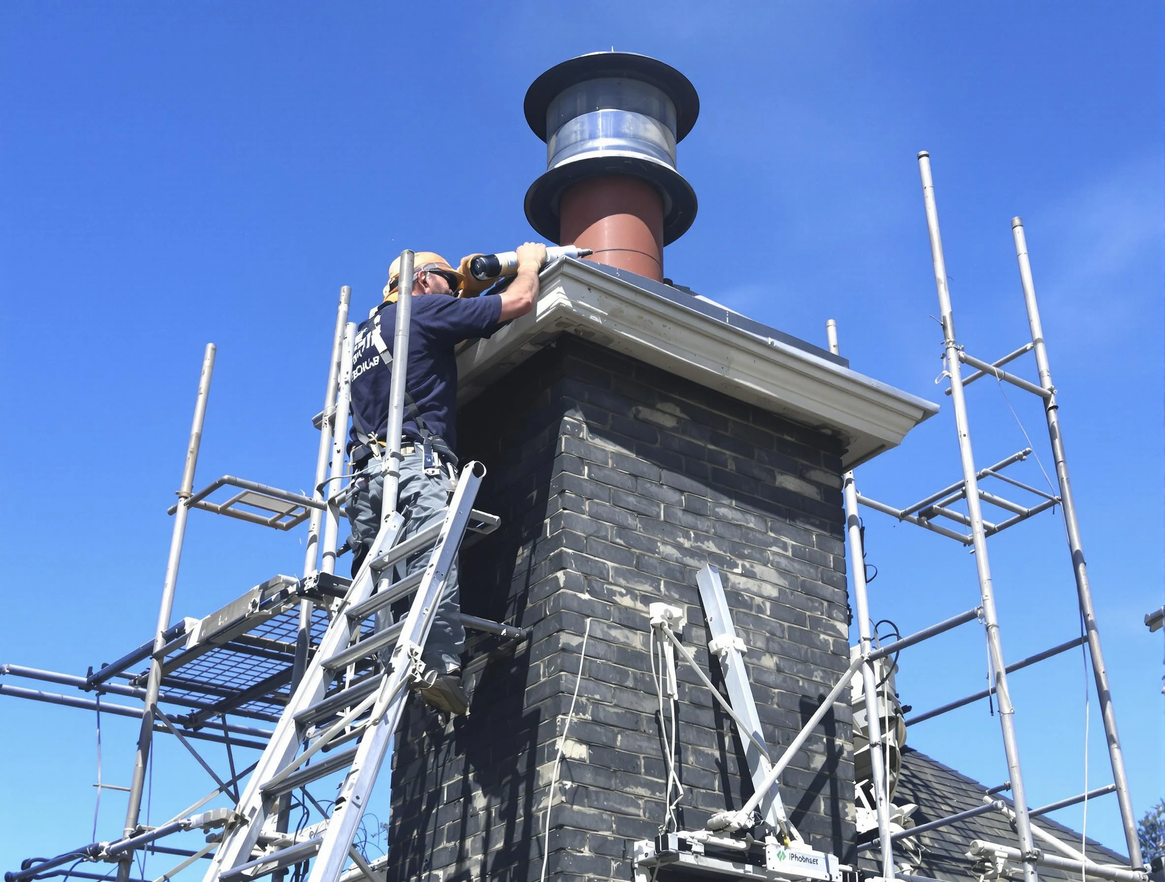 Sturdy chimney crown finished by Rahway Chimney Sweep in Rahway, NJ