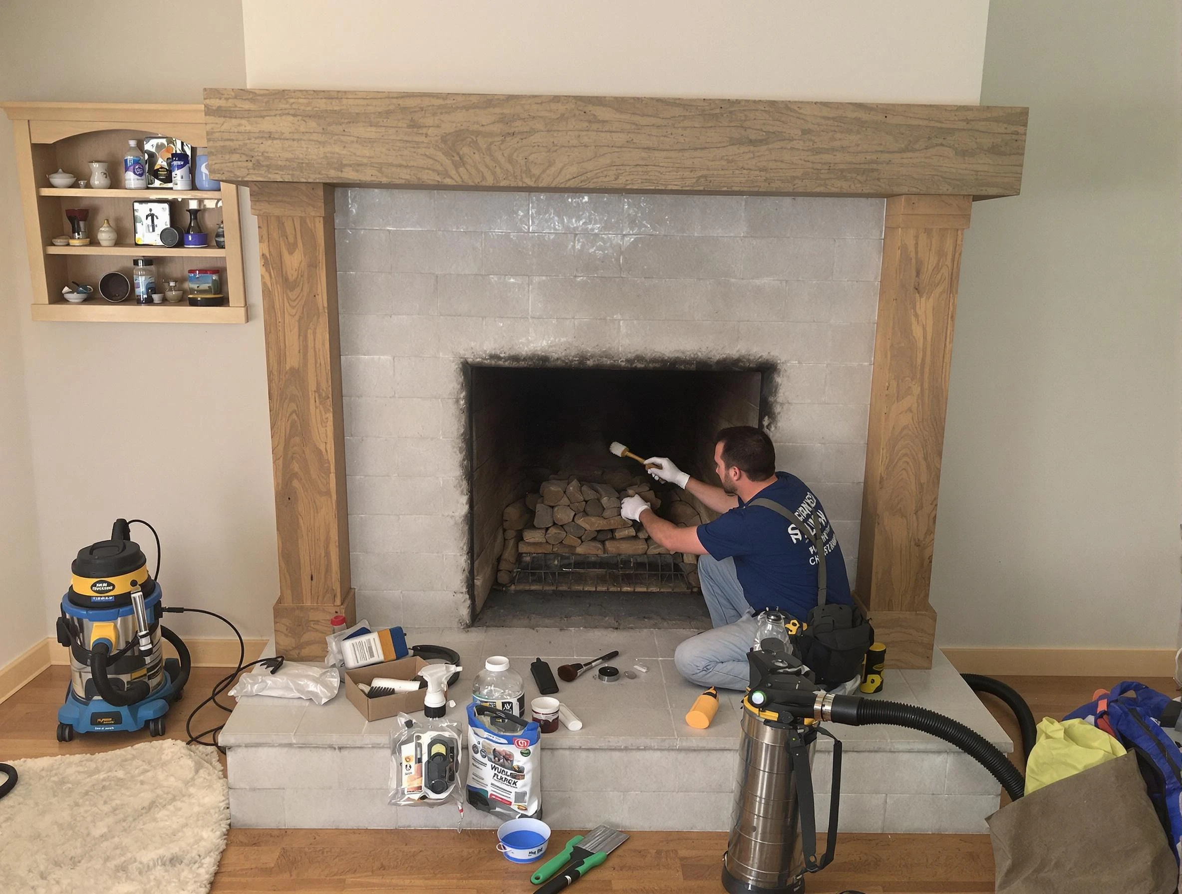 Detailed creosote removal process by Rahway Chimney Sweep in Rahway, NJ