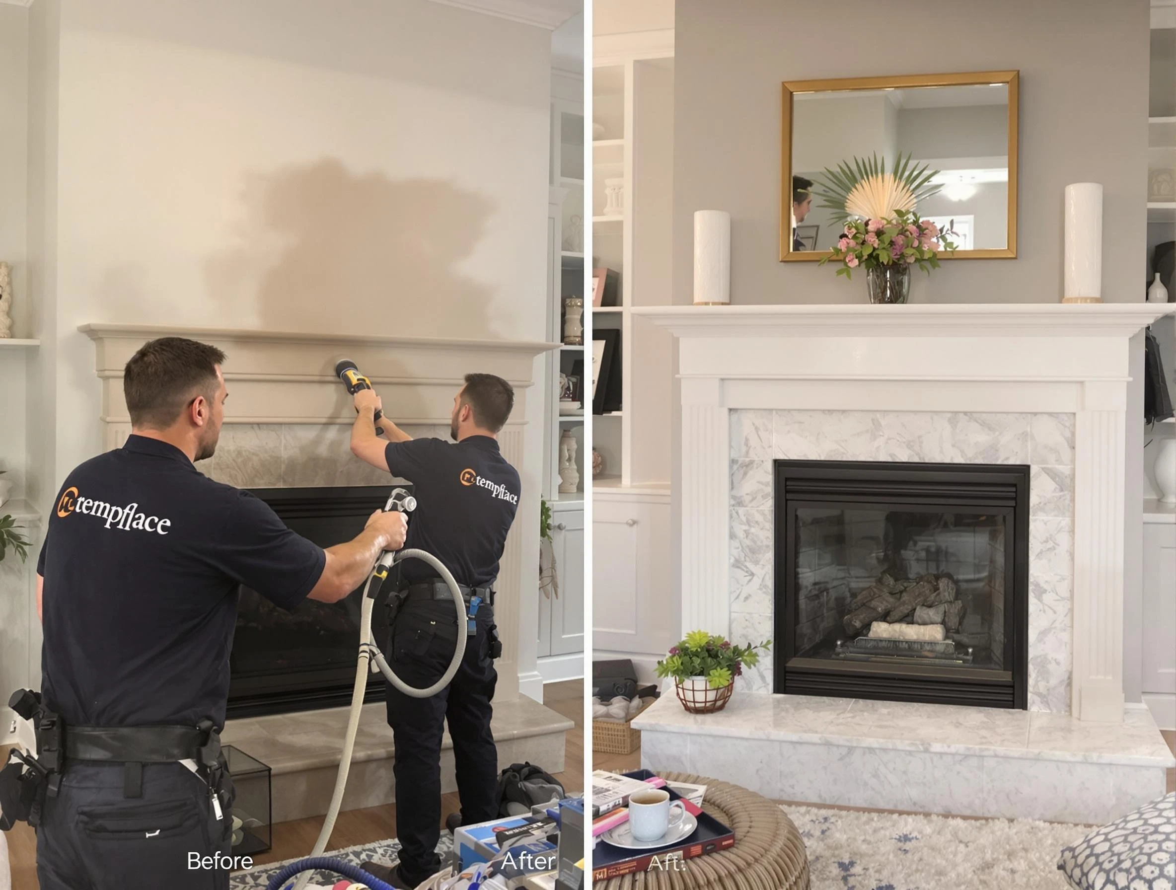 Professional soot removal by Rahway Chimney Sweep team in Rahway, NJ